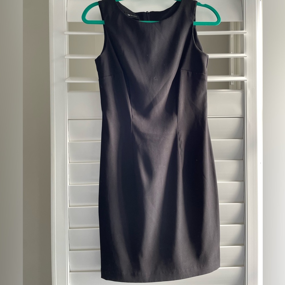 Classic Black Sheath work dress